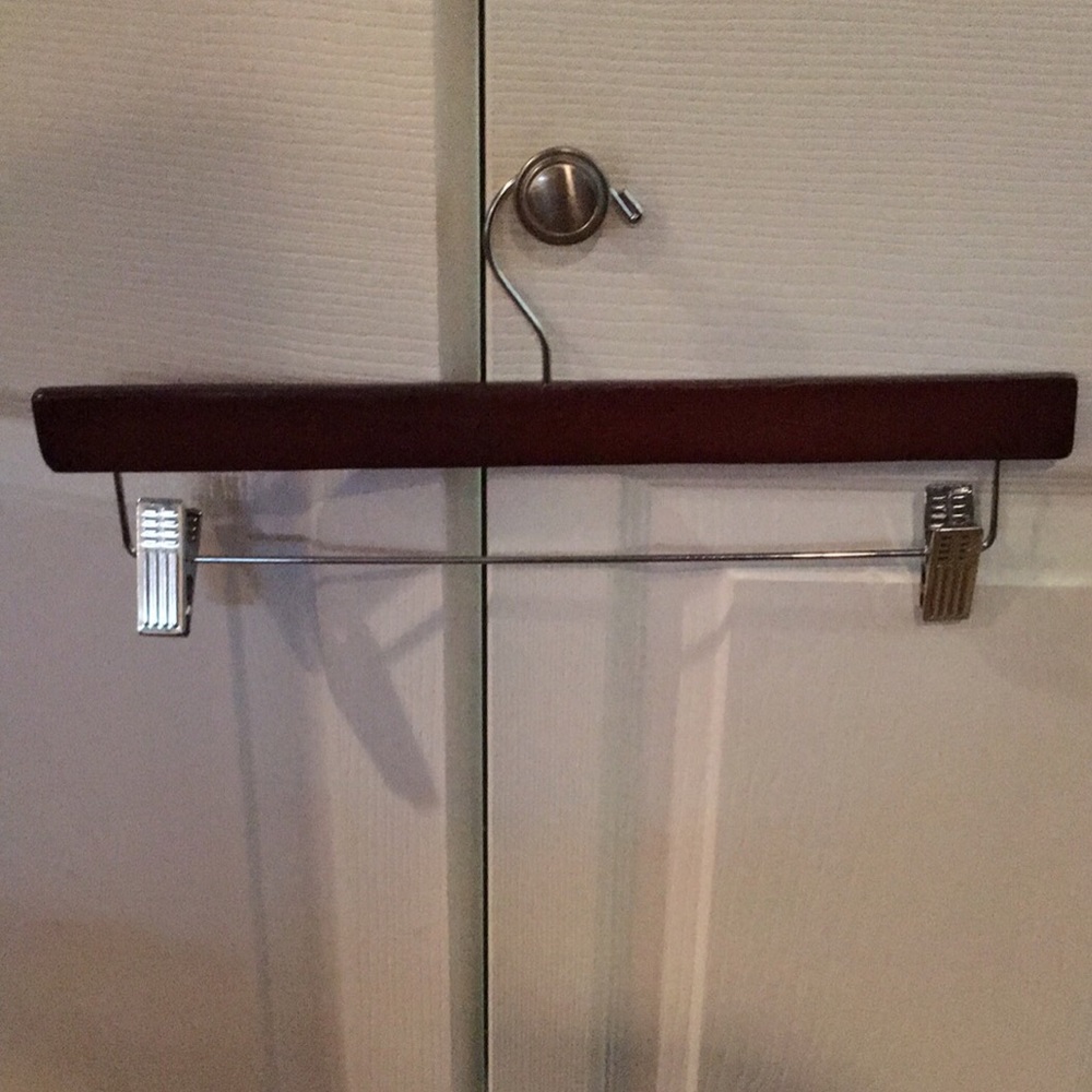 Women or men’s Cherry wood pant hangers